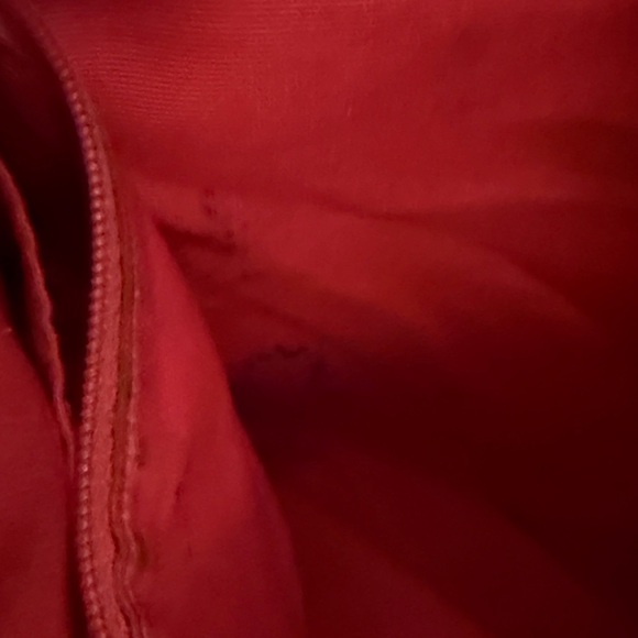 Coach Signature Brown and Red Stripe Bag - Picture 5 of 10